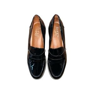 Franco Sarto Glossy Black Women's Flats